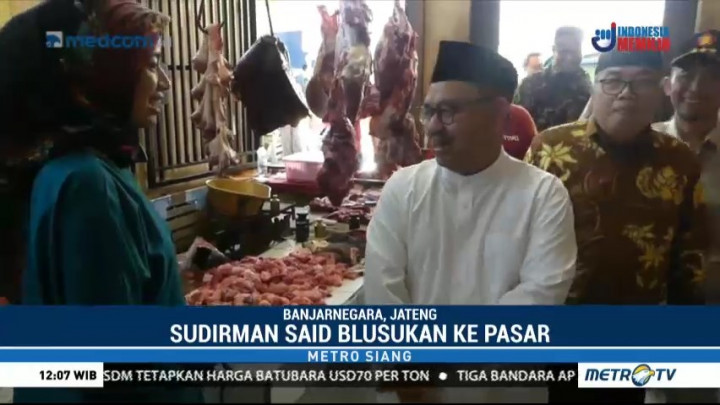 Ganjar Temui Petani Tembakau, Sudirman Said Blusukan ke Pasar