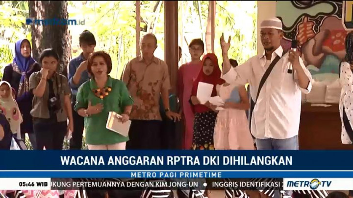 Wacana Anggaran RPTRA DKI Dihilangkan