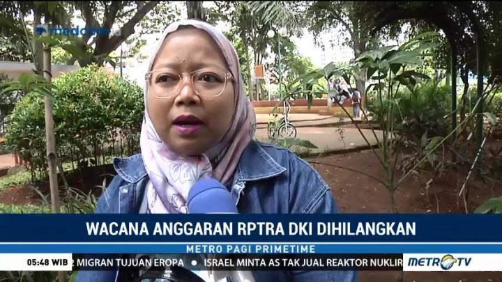 Tanggapan Warga Soal Rencana Penghentian Pembangunan RPTRA