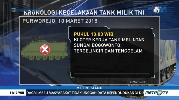 Kronologi Tenggelamnya Tank TNI di Sungai Bogowonto