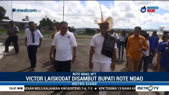 Viktor Laiskodat Lakukan Safari Politik ke Rote Ndao