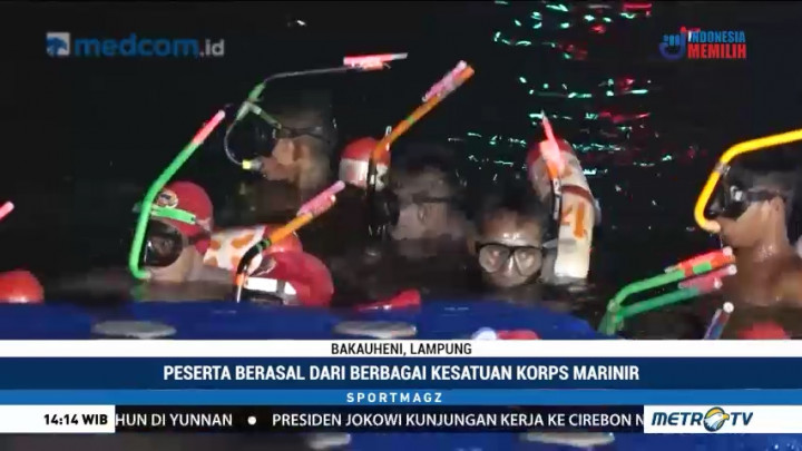 Lomba Renang dan Dayung Lintas Selat Sunda 2018
