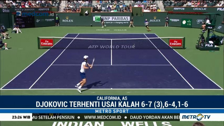 Novak Djokovic Dipermalukan Petenis Jepang pada Putaran Kedua