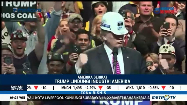 Rencana Trump Kenakan Tarif Impor Baja & Aluminium Timbulkan Perang Dagang Baru
