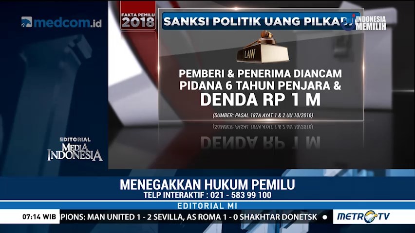 Menegakkan Hukum Pemilu