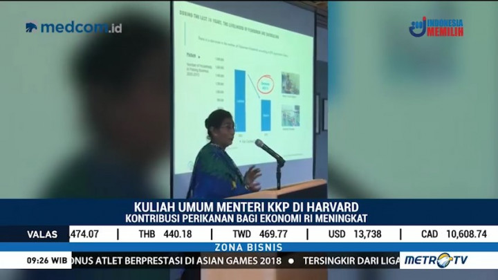Menteri Susi Beri Kuliah Umum di Harvard
