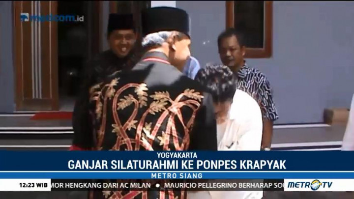 Ganjar Pranowo Kunjungi Ponpes Krapyak Yogyakarta