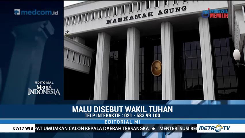 Malu Disebut Wakil Tuhan