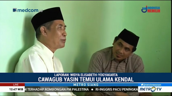 Taj Yasin Minta Doa Restu Ulama Kendal