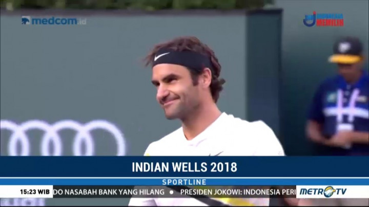 Federer Melaju ke Perempat Final Indian Wells 2018