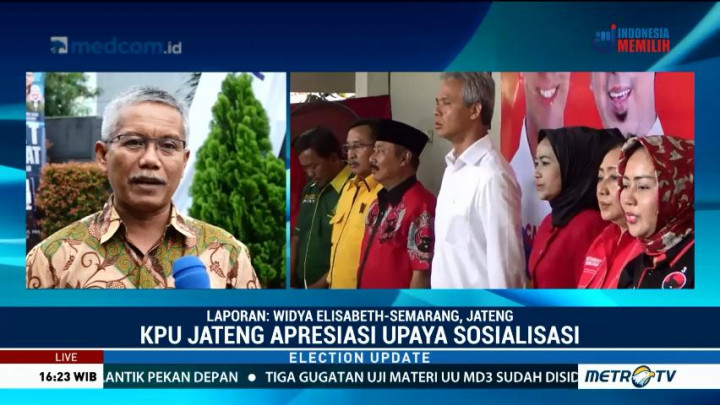 KPU Apresiasi Metro TV Gelar Debat Pilkada Jateng