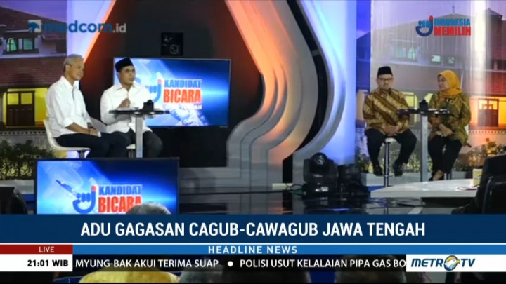 Adu Gagasan Ganjar-Sudirman Soal Infrastruktur di Jateng