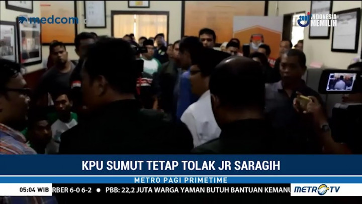 KPU Putuskan JR Saragih-Ance Tidak Lolos Pilkada Sumut