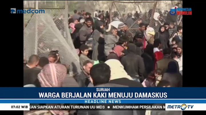 Ribuan Warga Tinggalkan Ghouta Timur