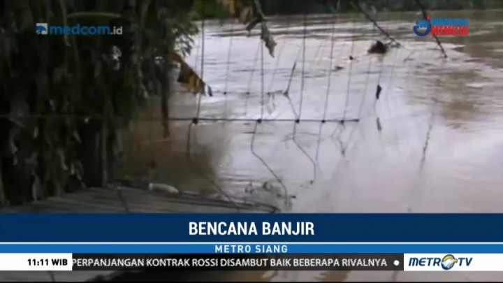 Sungai Ogan Meluap, Dua Jembatan Putus