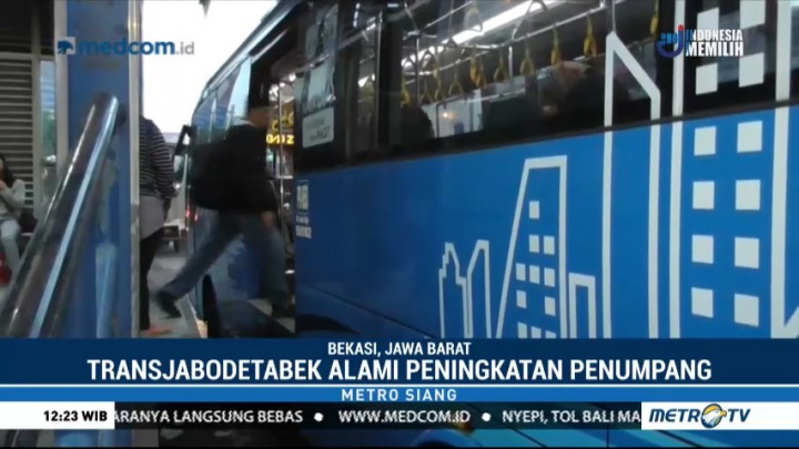 Penumpang Transjabodetabek Meningkat