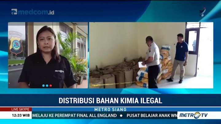 Polisi Amankan 1,4 Ton Sianida di Minahasa Utara