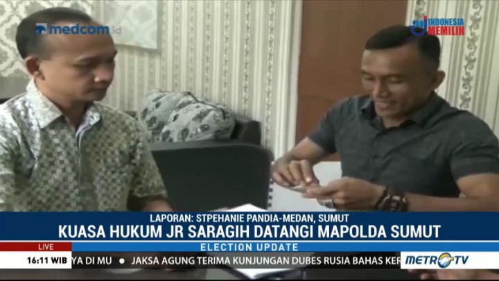 Kuasa Hukum JR Saragih Datangi Mapolda Sumut