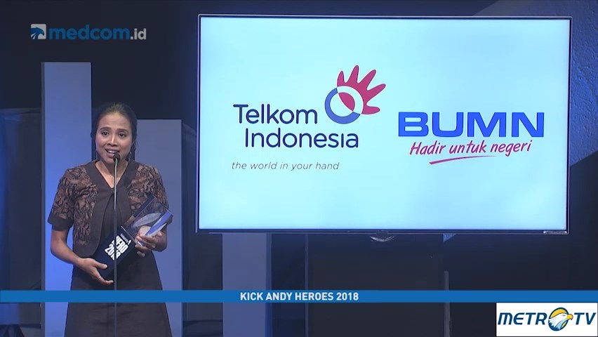 Reky Martha Raih Penghargaan Kick Andy Heroes 2018