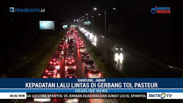 Libur Nyepi, GT Pasteur Macet hingga 3 Km