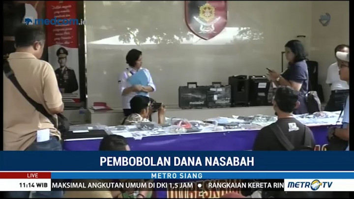 Polisi Sita 33 Barang Bukti Kasus Pembobolan Uang Nasabah BRI