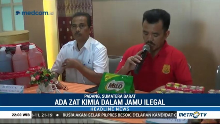 BPOM Sita 4.800 Botol Jamu Ilegal di Sumbar