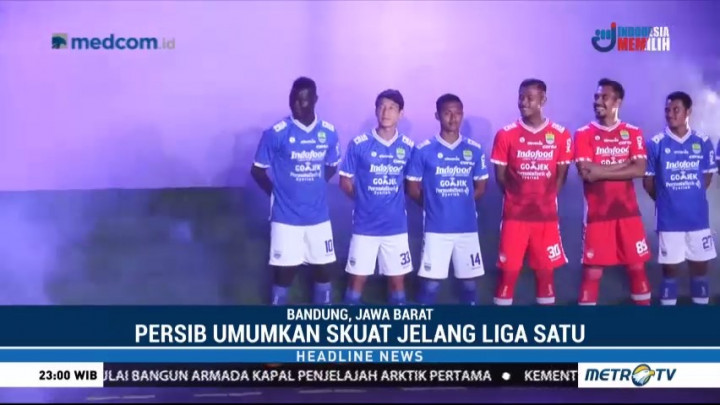Persib Resmi Perkenalkan Skuat untuk Liga 1 2018