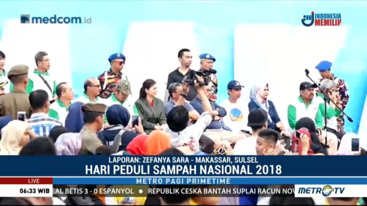 Menteri LHK Peringati Hari Peduli Sampah Nasional 2018 di Pantai Losari