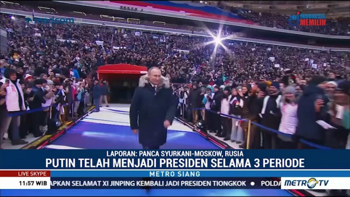 Karena Ini Putin Menjadi Kandidat Terkuat di Pilpres Rusia