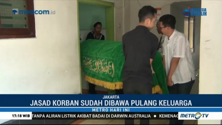 Jenazah Korban yang Tertimpa Besi di Pasar Rumput Dimakamkan