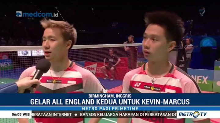 Kevin/Marcus Pertahankan Gelar Juara All England