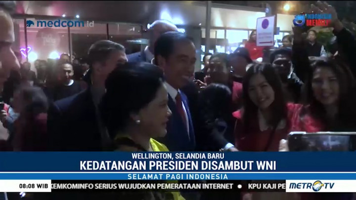 Jokowi Disambut Antusias WNI di Selandia Baru