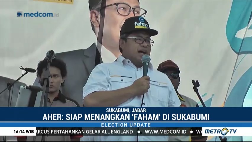 Aher Siap Menangkan Achmad Fahmi-Andri Setiawan di Pilkada Sukabumi