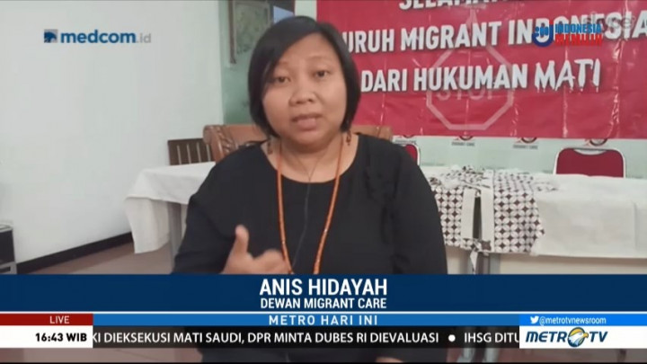 Migrant Care: TKI Zaini Misrin Tak Didampingi KBRI dan Pengacara