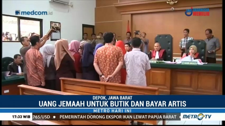 Uang Jemaah First Travel Dipakai untuk Butik & Pembayaran Artis