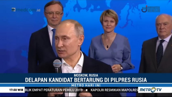 Putin Kantongi Suara di Atas 50%