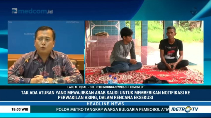 Kemenlu RI Kecewa Arab Saudi Tak Beri Pemberitahuan Resmi soal Eksekusi Mati TKI