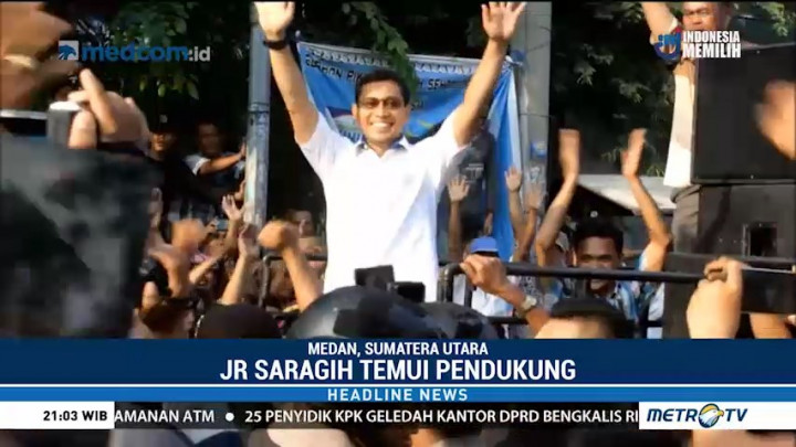 JR Saragih Temui Pendukung Setelah Diperiksa Polisi