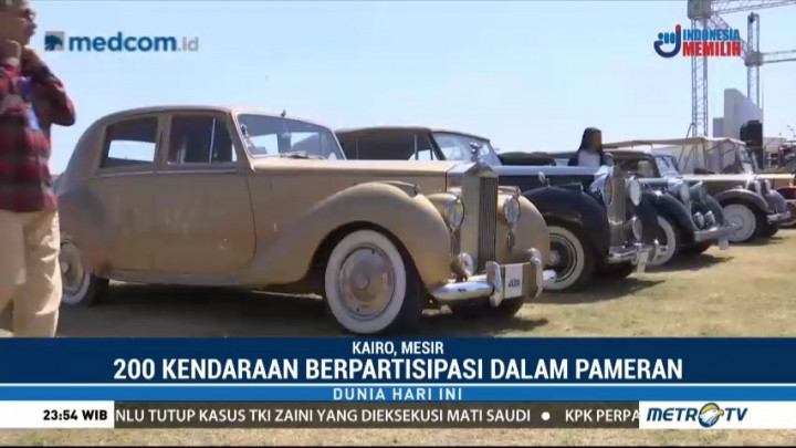 Pameran Mobil Klasik Kembali Hadir di Kairo