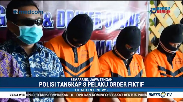 Polda Jateng Ungkap Sindikat Order Fiktif Taksi Online