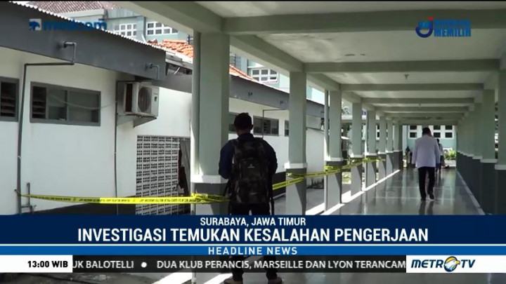 RSAL Surabaya Minta Kontraktor Tanggung Jawab atas Insiden Ambruknya Atap