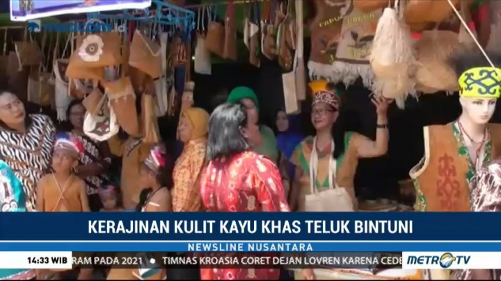 Kerajinan Kulit Kayu Khas Teluk Bintuni