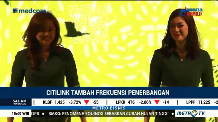 Citilink Tambah Frekuensi Penerbangan untuk Mudik 2018