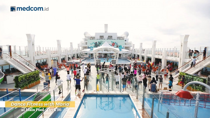 Berolahraga dan Rekreasi di Atas Kapal Pesiar