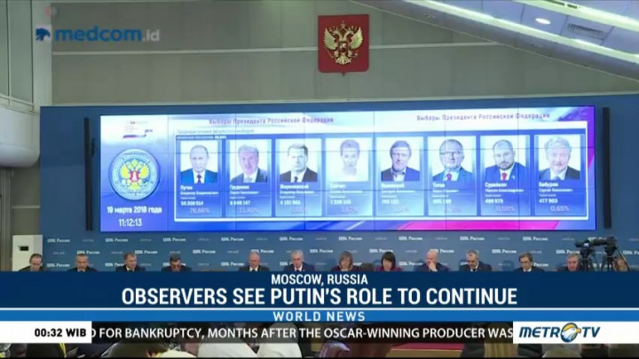 Observers See Putin's Rule of Russia to Continue