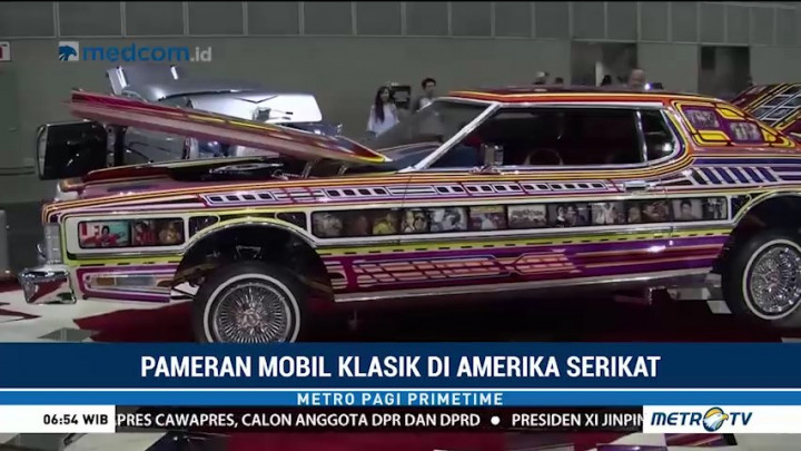 Ribuan Mobil Klasik Dipamerkan di Los Angeles