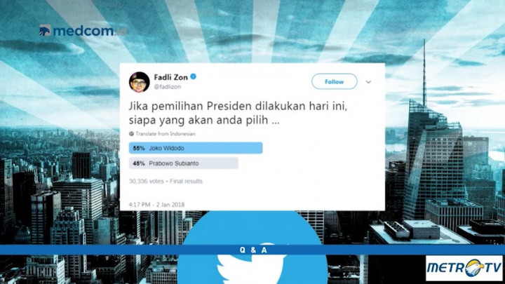 Q & A - Fadli Zon Ragu Rakyat Puas Terhadap Kinerja Jokowi