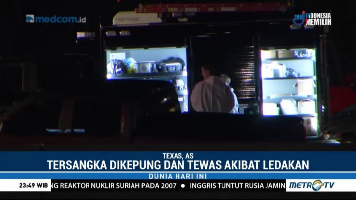 Tersangka Rentetan Bom di Texas Tewas dalam Penangkapan