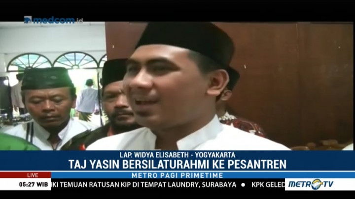 Taj Yasin Silaturahmi ke Pesantren, Sudirman Said Kunjungi Lumbung Padi