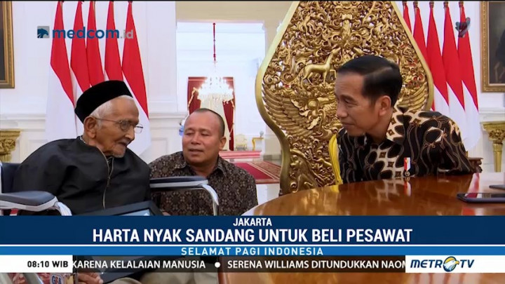 Penyumbang Dana Pesawat Pertama RI Bertemu Jokowi